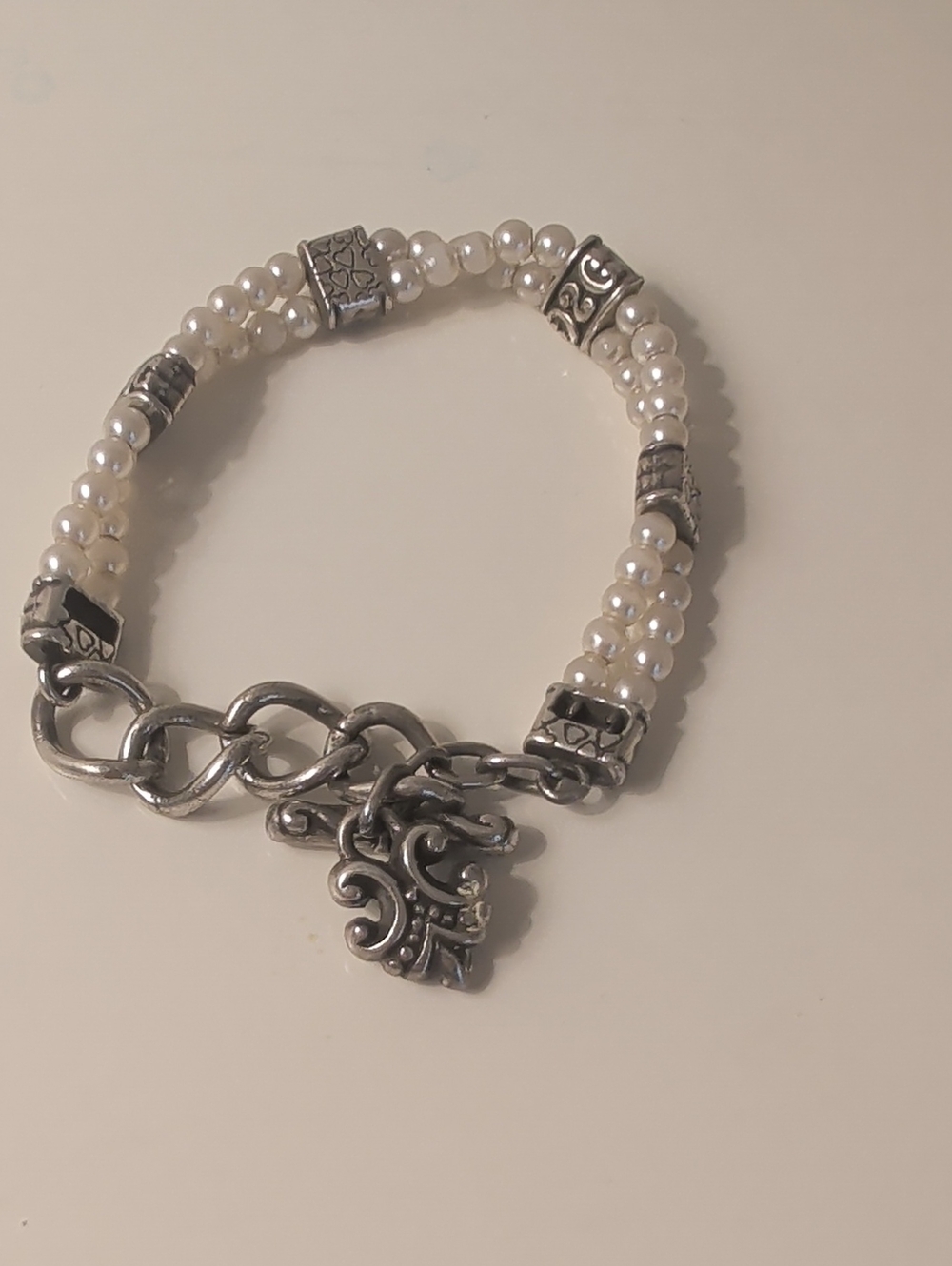 Brighton Lady Jane Double Strand Pearl Bracelet